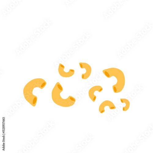 Italian macaroni pasta vector illustration 