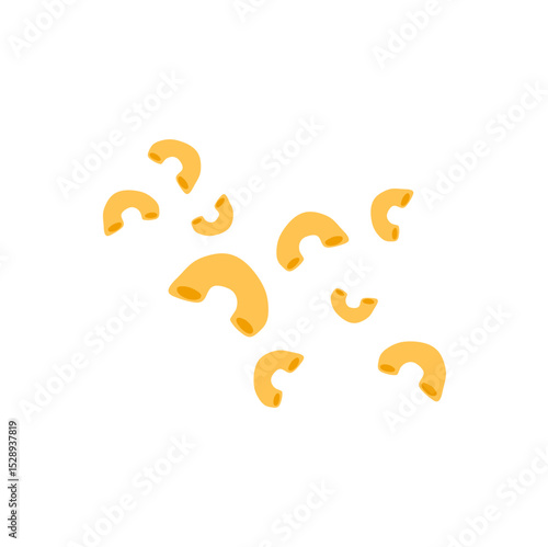 Italian macaroni pasta vector illustration 