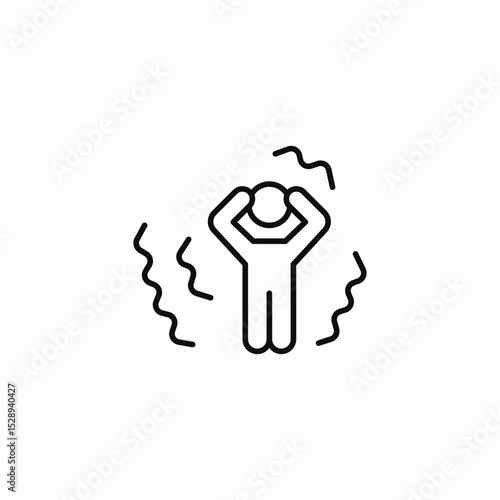 ill feeling icon sign vector
