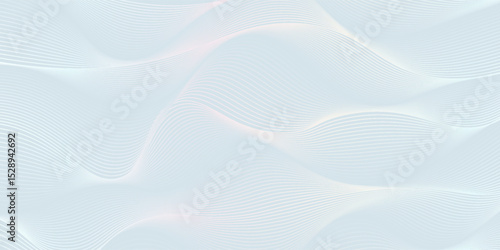 Premium background design with white line pattern (texture) in luxury pastel colour. Abstract horizontal vector template for business banner, formal backdrop, prestigious voucher, luxe invite