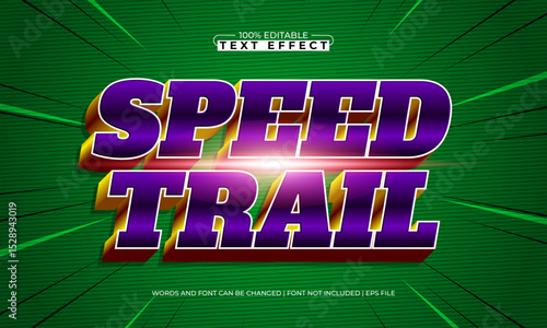 speed trail editable text effect with a race and sport text style