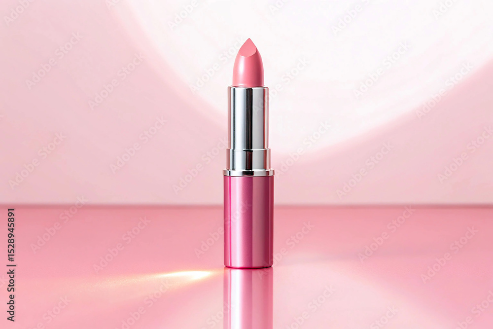 Beauty Product Mockup on Pink Backdrop Beauty Product Mockup on Pink Backdrop