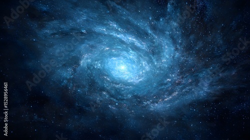 blue space background