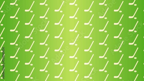 Canvas Print VECTOR SEAMLESS ICE HOCKEY PATTERN