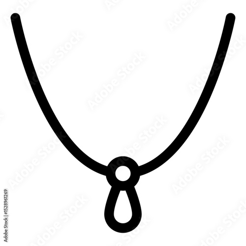 necklace vector icon