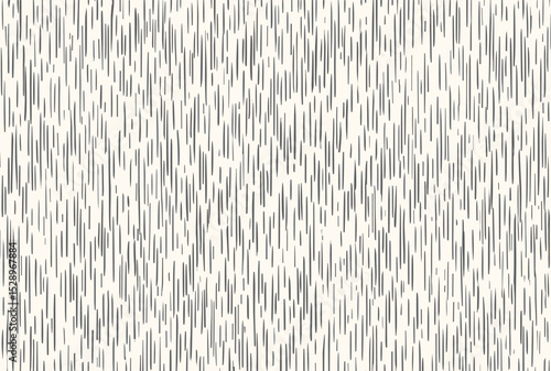 Vector seamless pattern of small random vertical lines in gray color on a white background. Abstract texture for design, print, and decoration. Flat lay. Minimal concept