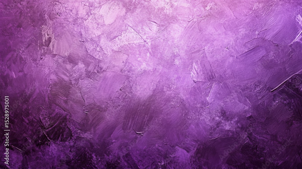 Obraz premium Vibrant abstract purple background featuring textured brush strokes and gradient color blending, ideal for modern design projects, digital art templates, and creative visual backdrops