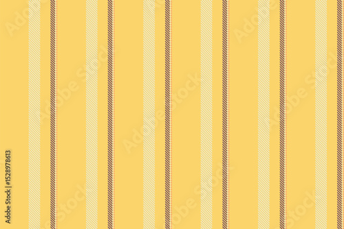 Oetail vertical background stripe, silky lines texture textile. Rhristmas ornament fabric vector pattern seamless in amber and light colors.