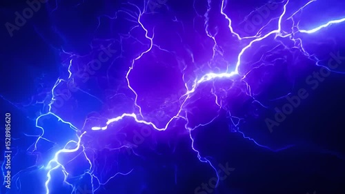 Wallpaper Mural lightning in the night Torontodigital.ca