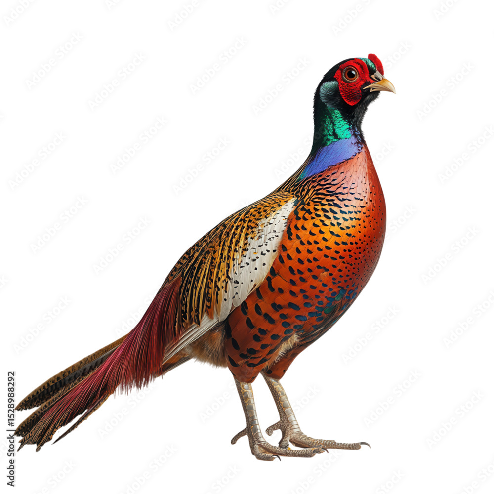 Fototapeta premium colorful bird on transparent background