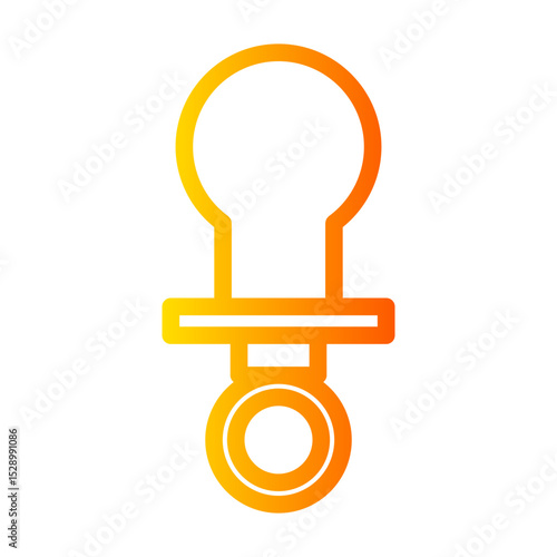 pacifier gradient icon