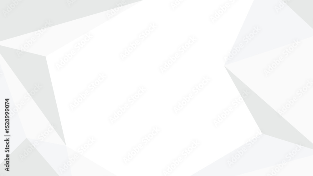 Fototapeta premium white background triangle low poly frame minimalist business cover design