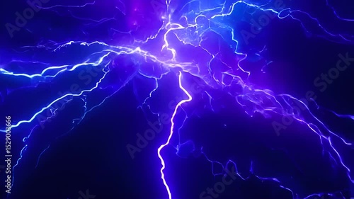 Wallpaper Mural An abstract thunder texture background. Lightning effect Torontodigital.ca