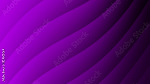 A smooth abstract background featuring curved purple and violet gradient stripes, abstract texture gradient motion background animation.