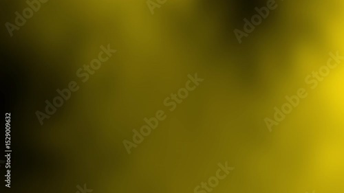 A golden yellow and black abstract blurred gradient background with smooth transitions and soft edges, abstract texture gradient motion background animation.