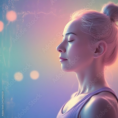 Inner peace and balance with yoga and spiritual meditation