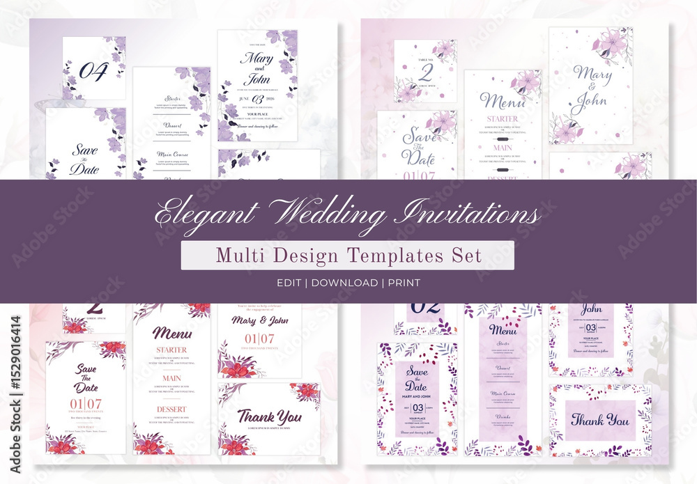 Elegant Indian Wedding Invitation Cards Collections, Multiple ...
