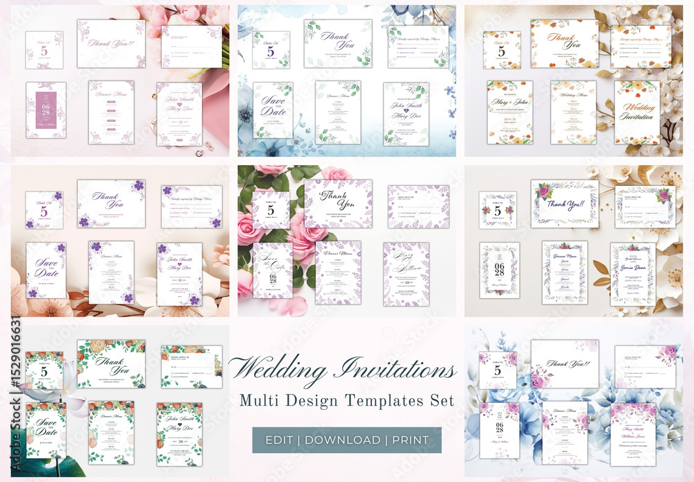 Multi Page Invitations Elegant Indian Wedding Invitation Cards Collections, Multiple ...