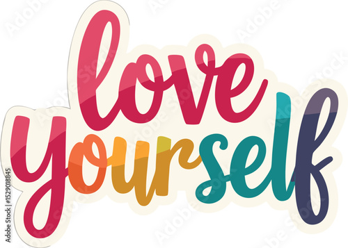"Love Yourself" Inspiring Self-Care and Wellness Quote