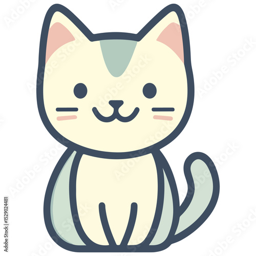 cat, animal, vector, transparent background, creature, pet, kitty, cute, feline, mammal, kitten, adorable, isolated