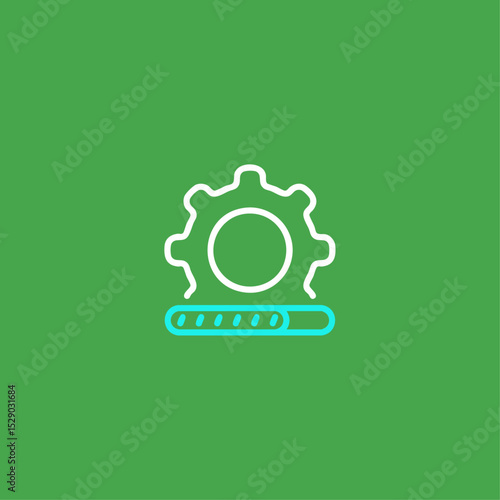 Upgrade icon logo flat vector design