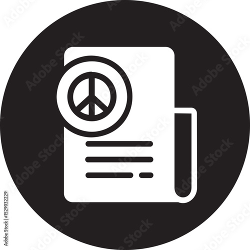 manifesto glyph icon