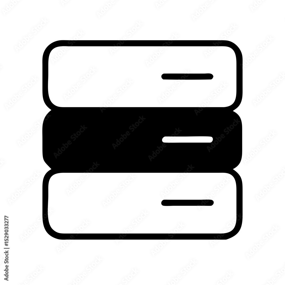 Icon of stacked servers representing data storage, cloud hosting, and digital infrastructure systems.
Icon of stacked servers representing data storage, cloud hosting, and digital infrastructure systems.