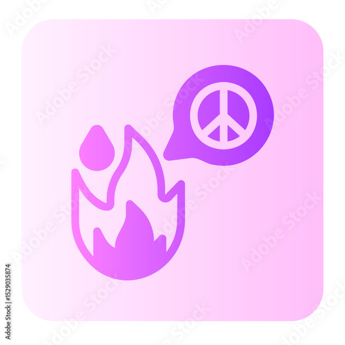 arson gradient icon