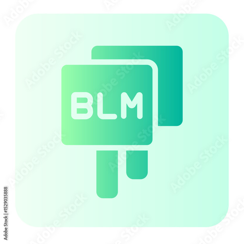 blm gradient icon