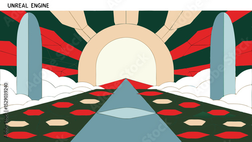 New vector Ultra-Realistic 3D Fantasy Environment.