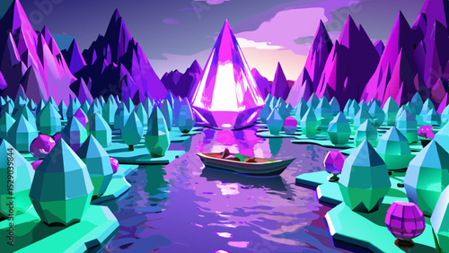 New vector Ultra-Realistic 3D Fantasy Environment.