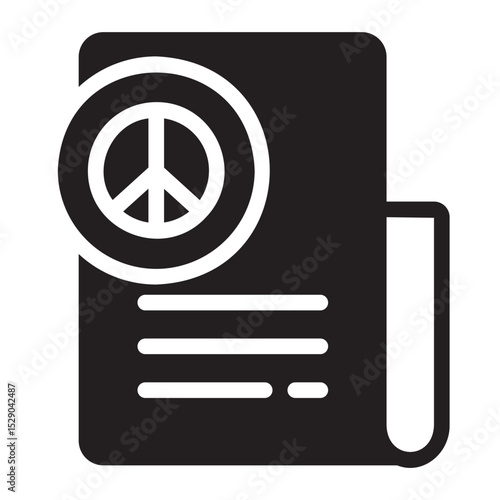 manifesto glyph icon