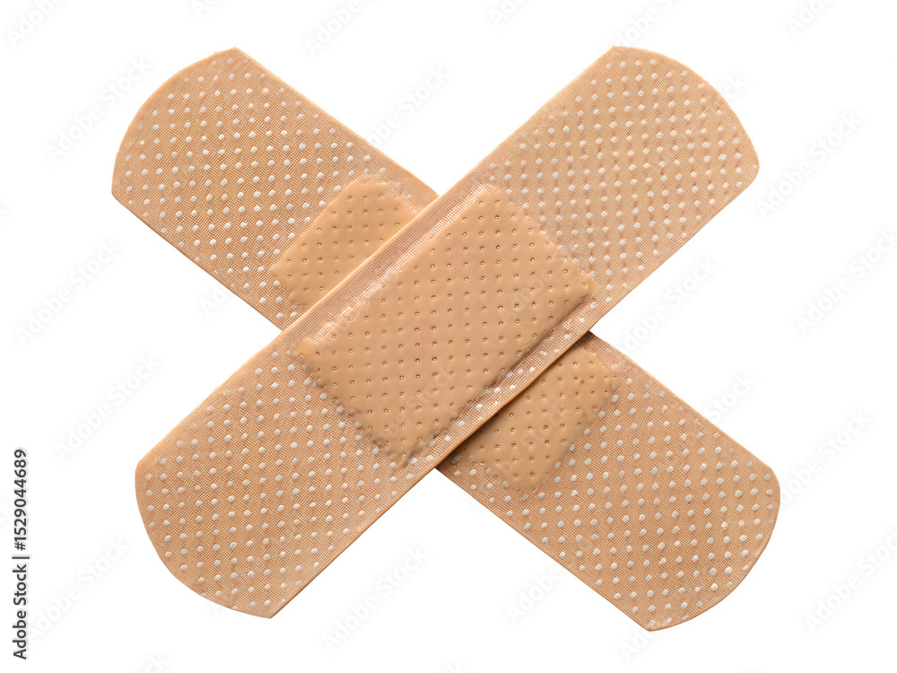 Adhesive Bandages in Cross Shape Isolated on transparent background, Isolated Png, Isolated on transparent background, Isolated Png file, Cut-out, No Background, Isolated object Adhesive Bandages in Cross Shape Isolated on transparent background, Isolated Png, Isolated on transparent background, Isolated Png file, Cut-out, No Background, Isolated object