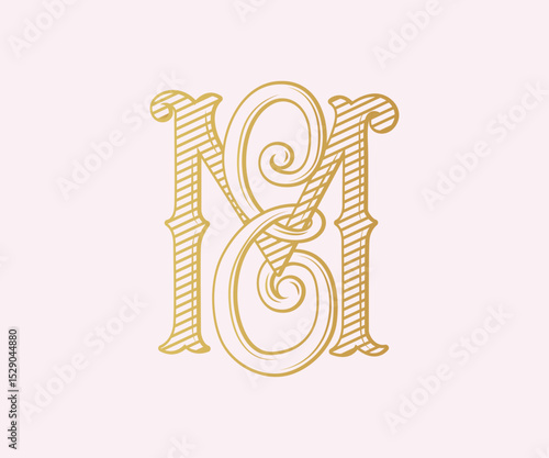 EM, ME, logo EM, Letter EM,  Monogram EM, Wedding Monogram, Wedding Logo, Logo Design , Monogram Vintage