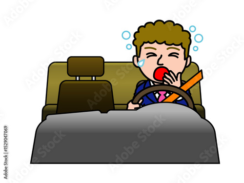 壱A：眠いドライバー白人男性A_CS3　2025_0604_008