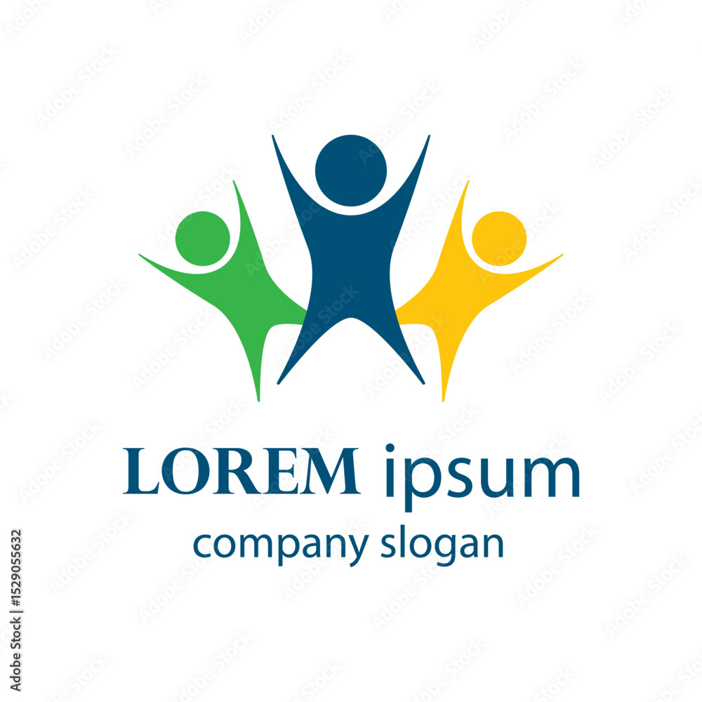 Abstract Human Figure Logo Design Abstract Human Figure Logo Design