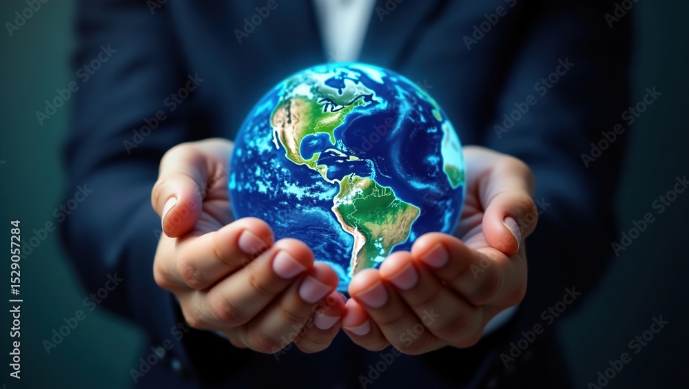 hands holding earth hands holding earth