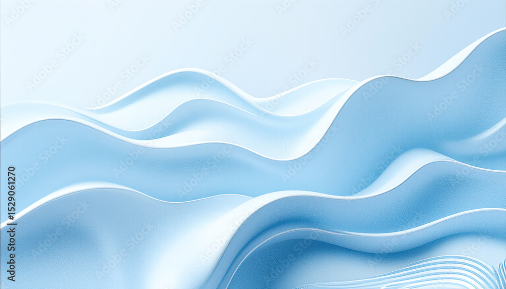 Obraz premium abstract blue wave background
