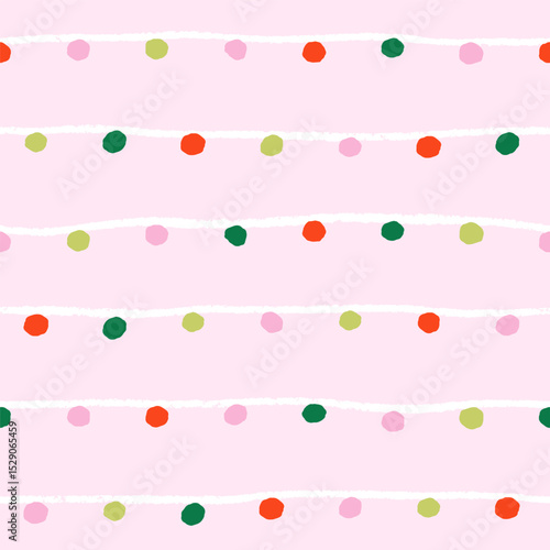 Abstract seamless pattern design. Endless background, playful repeating print...