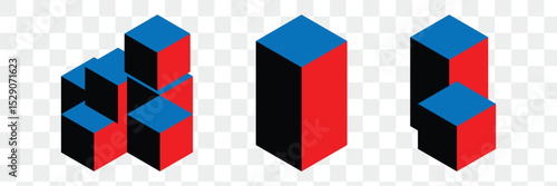 Sugar cubes icon sign vector