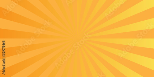 Wallpaper Mural Abstract Sunburst beam light vintage shine and graphic summer explosion pattern. orange bright sunrise isolated glow striped texture background.	
 Torontodigital.ca