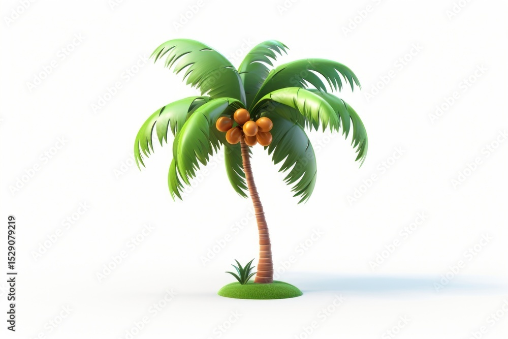 Obraz premium Tree tropics coconut plant.