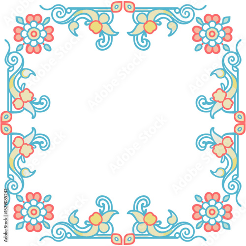 seamless vector pattern in geometric ornamental style