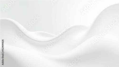 Wallpaper Mural Abstract Soft white gradient abstract background with flowing curves and grain texture. Torontodigital.ca