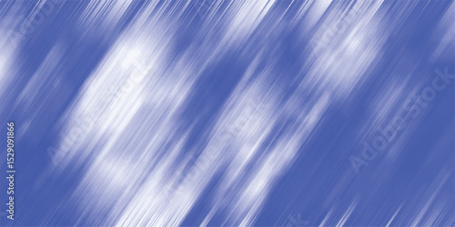 Abstract artwork featuring streaks of white blending with a deep blue background forming a flowing and textured design representing movement and light effects.