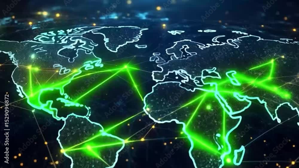 global network concept global network concept