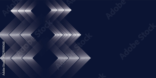 Modern simple art mesmerizing Abstract Geometric Composition%3A A Symmetrical Dance of Converging Lines nice