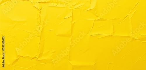 Wrinkled, aged yellow paper texture with creases and discoloration, weathered, letter