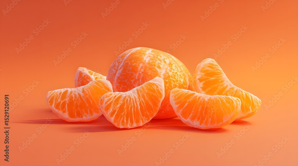 Tangerine slices fresh fruit citrus healthy eating vitamin c orange color Tangerine slices fresh fruit citrus healthy eating vitamin c orange color