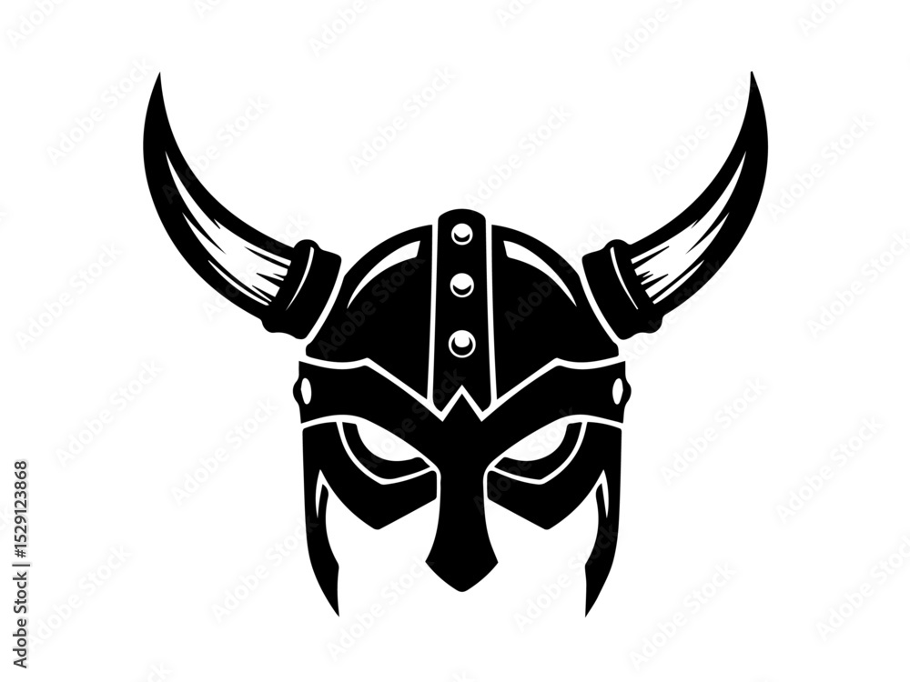 Fototapeta premium tribal mask with horns